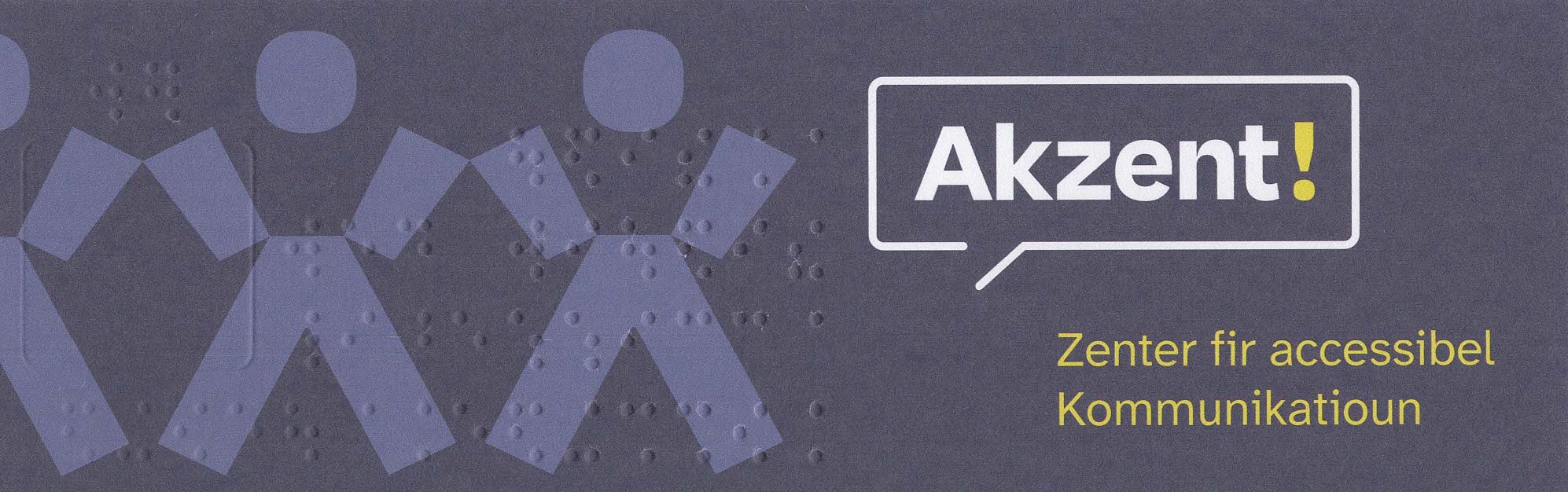 Carte de visite Akzent recto